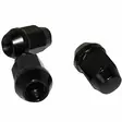 Aluvannemutterisarja musta 1,5mm nousu, 12mm, 20 kpl - Pyöränmutterit - 1707BLACK-20 - 1