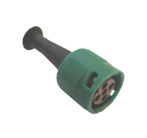 BAJONET 5-NAP. VIHREÄ - Peräkärry Sähköliittimet - 15800 - 1