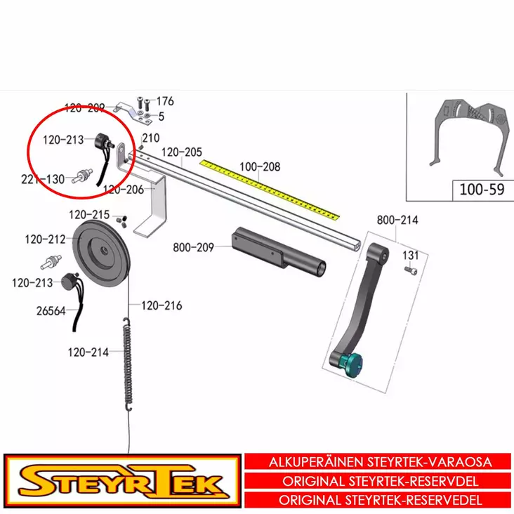 Mitta-anturi - Huolto- ja varaosat tasapainokoneet - STS1320000100 - 1