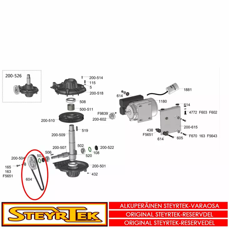 Hihna - Huolto- ja varaosat rengaskoneet - STS0420006860 - 1