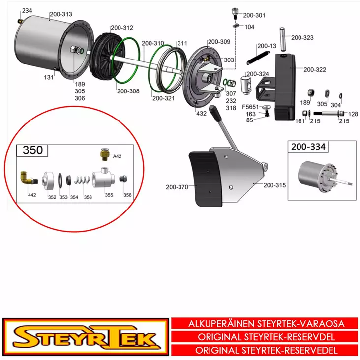 Pikavapautusventtiili - Huolto- ja varaosat rengaskoneet - STCW1122098000 - 1