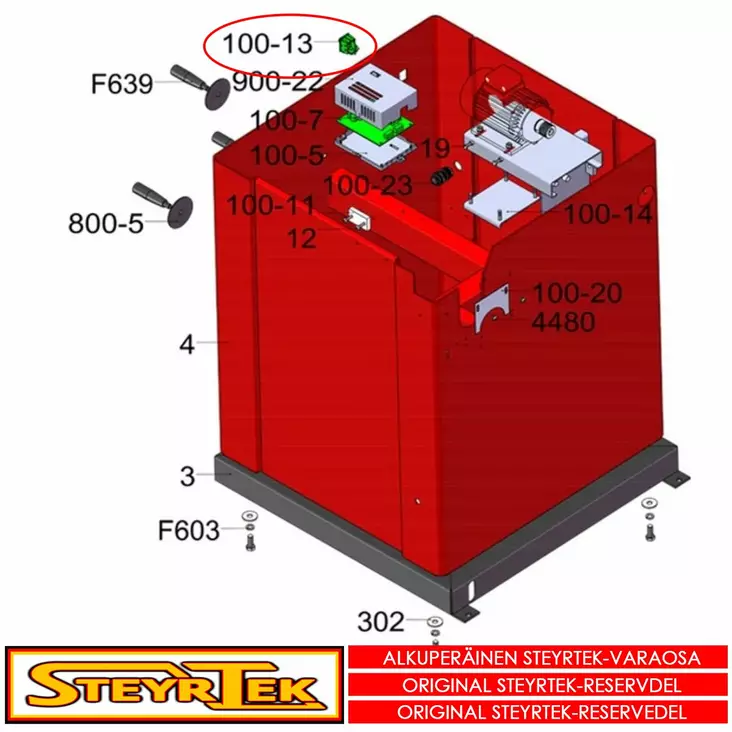 Virtakytkin - Huolto- ja varaosat tasapainokoneet - STS0600002100 - 1