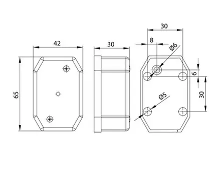 SIVUVALO FT-001 Z - Peräkärry Valot - 16101 - 2