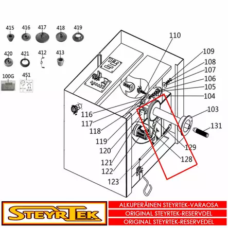 Hihna - Huolto- ja varaosat tasapainokoneet - STMM17005036191 - 1