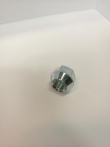 Avomutteri lyhyt 1,25 nousu, 12mm - Pyöränmutterit - D61 - 1