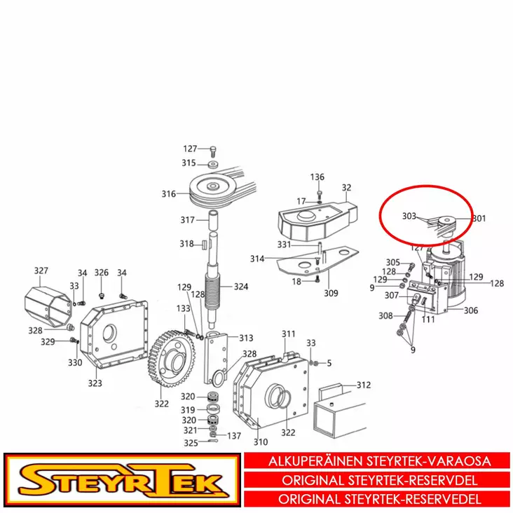 Hihna 3V-335 - Huolto- ja varaosat rengaskoneet - STX003521 - 1