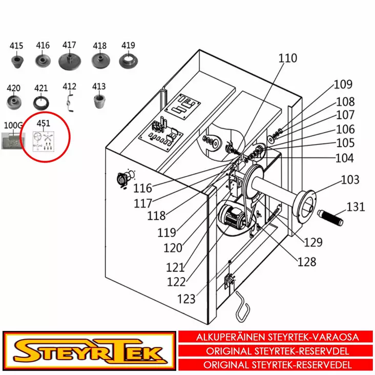 Tasapainotuskoneen kiinnityslaippa kuorma-autoille - Tasapainotuskone - STX000451 - 1