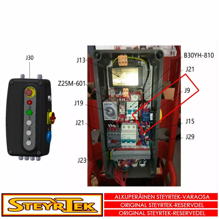 Virtakatkaisin - Varaosat nosturit - STS0600390111 - 1