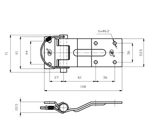SARANA ZW-03.115A SPP - Peräkärry Saranat - 23882 - 2