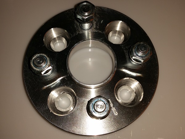 Adapteri (levikepala) 25mm 4x100/4x100 - SteyrTek Adapterit akselikeskitteiset - ADAPTER42 - 1