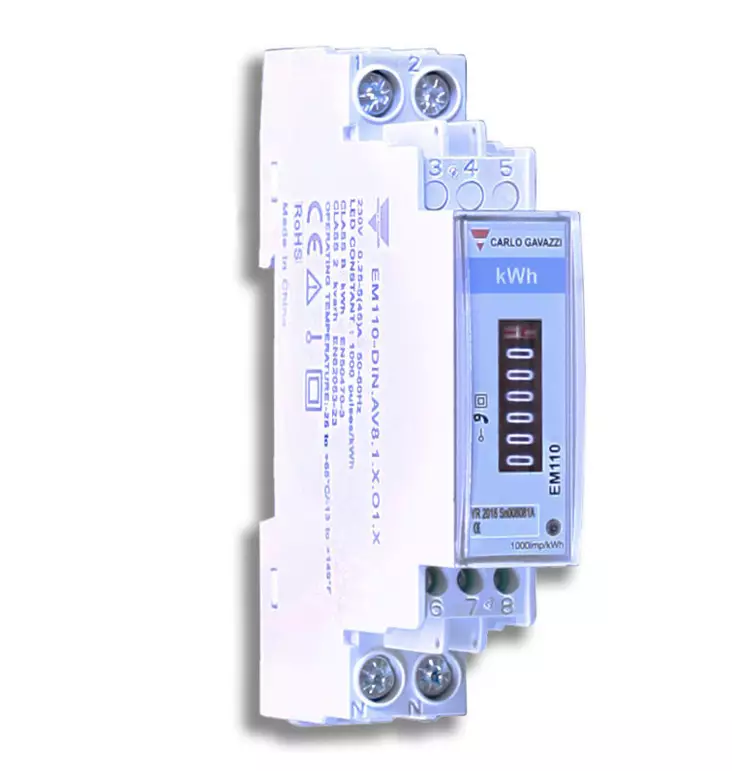 KWH MITTARI 1 ANALOGINEN (45A) - Caravan Johdot, rasiat - DINKWH1 - 2
