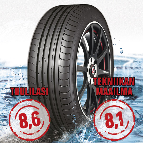 Sportnex AS-2+ TM- ja Tuulilasi-testimenestys 265/45-21 - 21-tuumaiset - K2654521NANKANGAS2 - 1