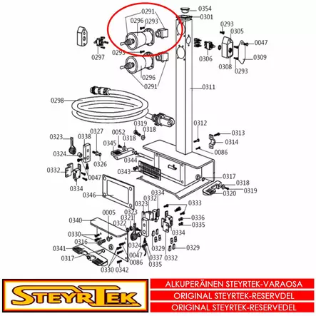 Neliasentoisen kytkimen runko ST-2980 - Huolto- ja varaosat rengaskoneet - STMM17004035833 - 1