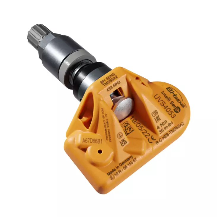 Ohjelmoitava IntelliSens TPMS-rengaspaineanturi UVS4053 Premium, titanium metalliventtiili - TPMS rengaspaineanturit - TPMSUVS4053 - 1