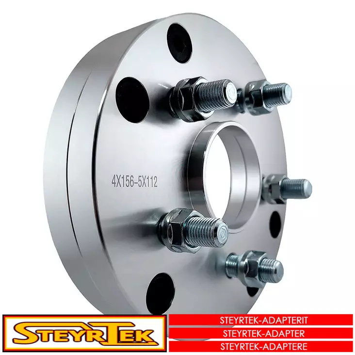 Jaonmuutosadapteri (levikepala) Mönkijään (ATV) 51mm 4x156/5x112 - SteyrTek Adapterit akselikeskitteiset - ADAPTER73 - 1