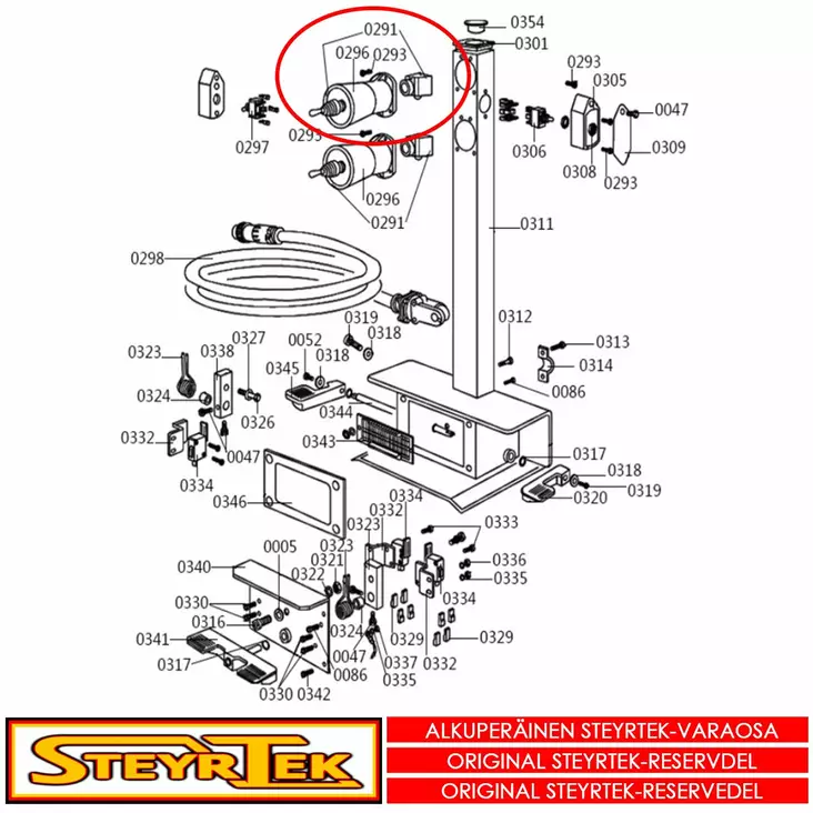 Neliasentoisen kytkimen runko ST-2980 - Huolto- ja varaosat rengaskoneet - STMM17004035833 - 1