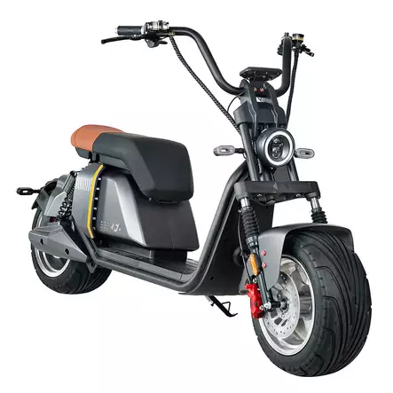 Kruiser Elektra Musta Grafiitti 2,4kWh akulla - Kontio Motors Kruiserit - KME002A24 - 1