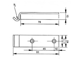 VASTAKAPPALE 34 B&M - Peräkärry Lavalukko Vastakappaleet - 23134 - 2