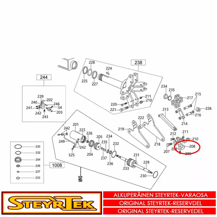 Asennusleuka - Huolto- ja varaosat rengaskoneet - STX002904 - 1