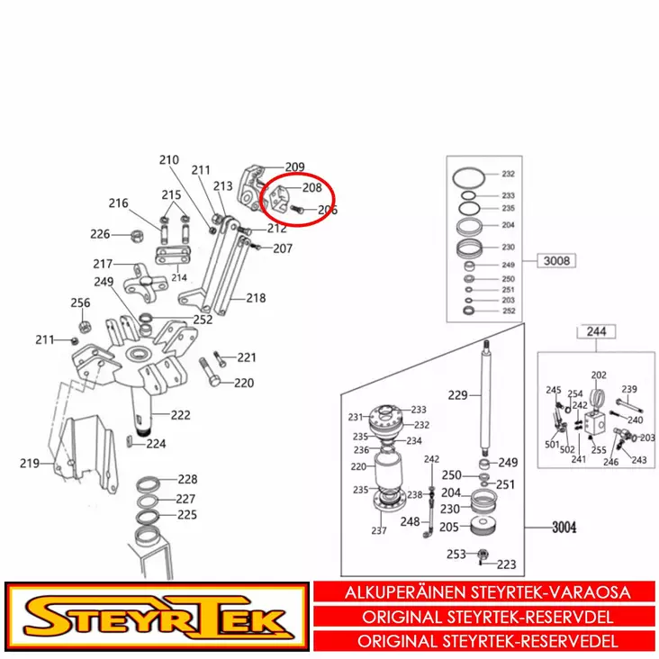 Asennusleuka - Huolto- ja varaosat rengaskoneet - STX003154 - 1