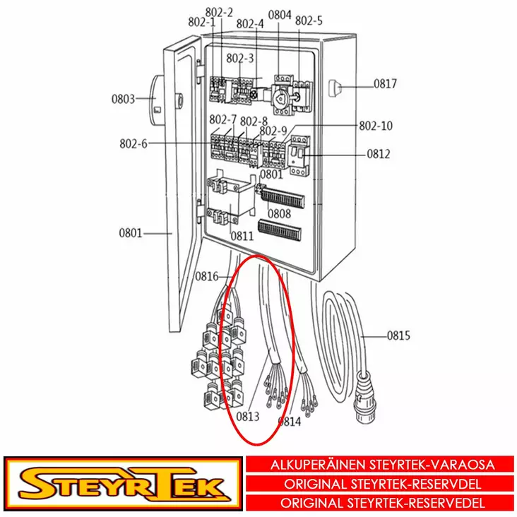 Kaapeli - Huolto- ja varaosat rengaskoneet - STX003964 - 1