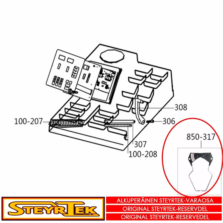 Vanteen mekaaninen leveyden mittalaite - Huolto- ja varaosat tasapainokoneet - STX000414 - 1