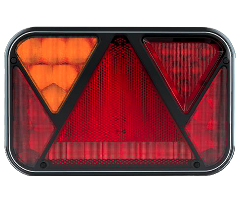 LED TAKAVALO VASEN JOHDOLLA - Peräkärry Valot  - 16235 - 1