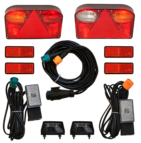 PERÄKÄRRYN VALOSARJA 5,8M - Peräkärry Valot - 16345 - 4