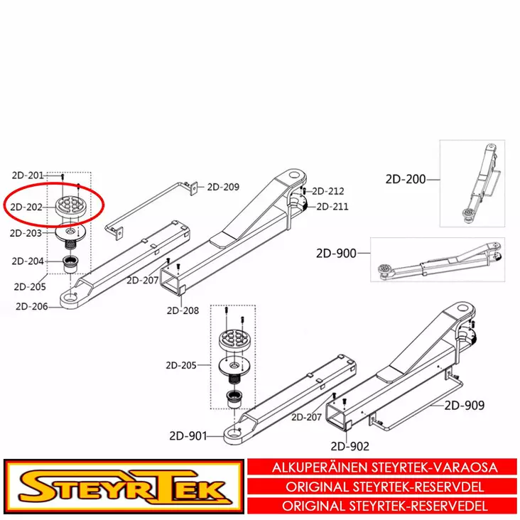 Nostotalla kuminen - Varaosat nosturit - STMM17006036325 - 1