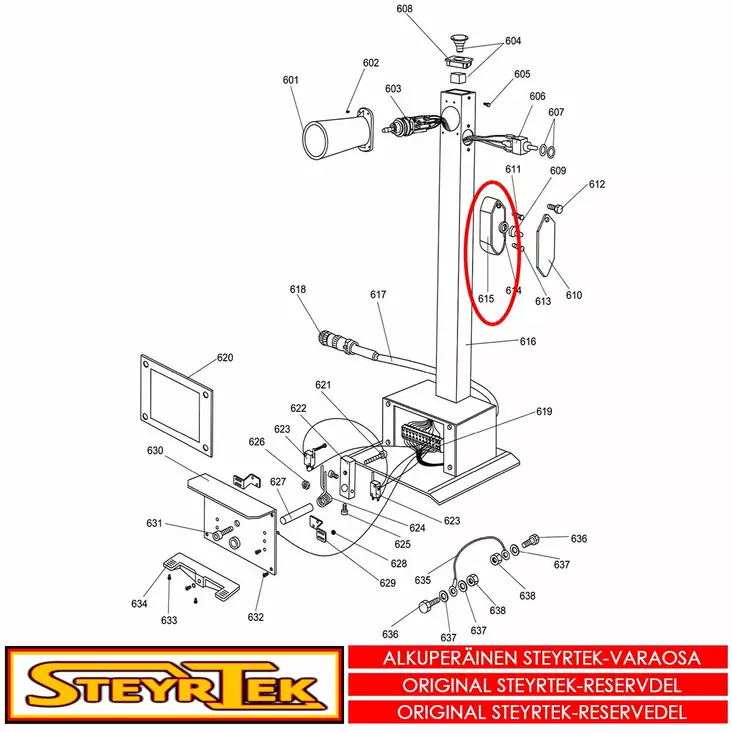 Kotelo - Huolto- ja varaosat rengaskoneet - STX003305 - 1