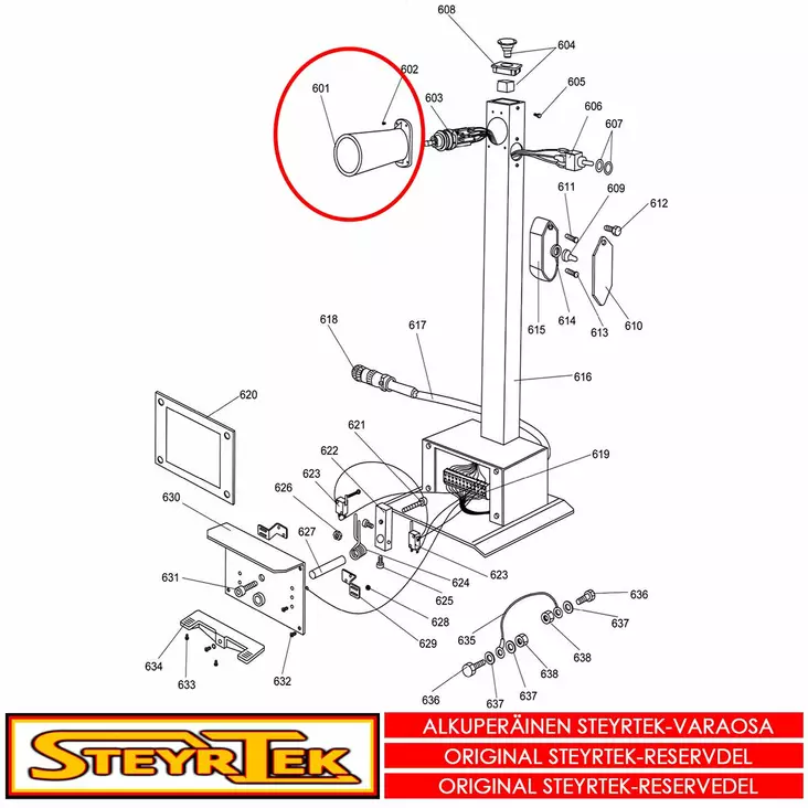 Kytkimen suoja - Huolto- ja varaosat rengaskoneet - STX003005 - 1