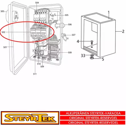 Kontaktori - Huolto- ja varaosat rengaskoneet - STX002996 - 1