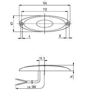 JOKON LED SIVUVALO 12V - Peräkärry Valot  - 15617 - 2