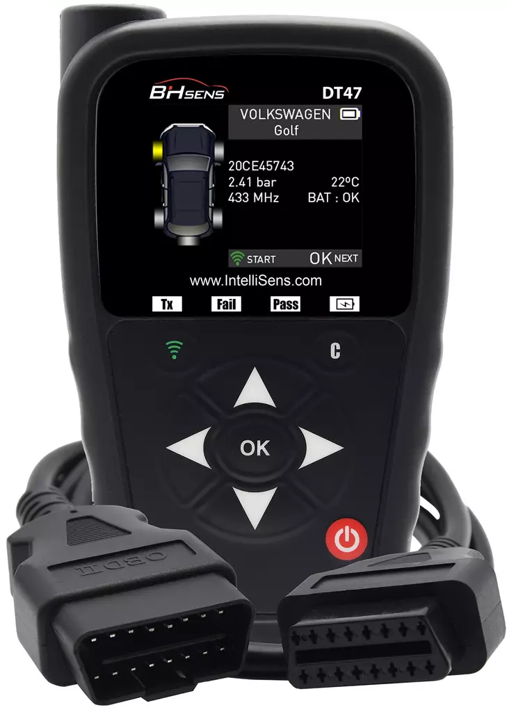 ATEQ VT47 TPMS-ohjelmointityökalu useimmille anturimerkeille - TPMS rengaspaineanturit - TPMSVT47 - 1
