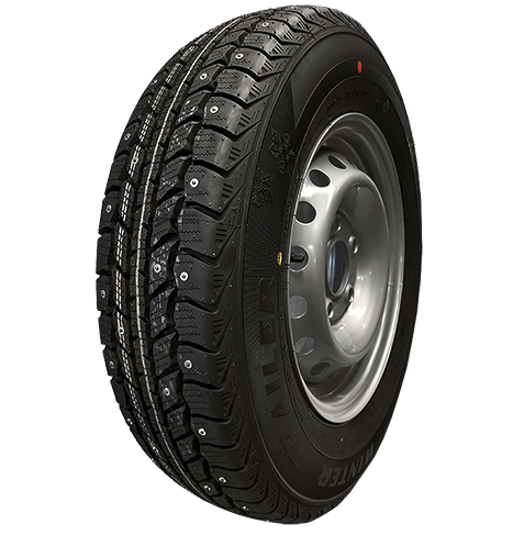 RENGAS 155R13C NASTA SISÄLTÄÄ VANTEEN - Peräkärry Nastarenkaat - 19037 - 1