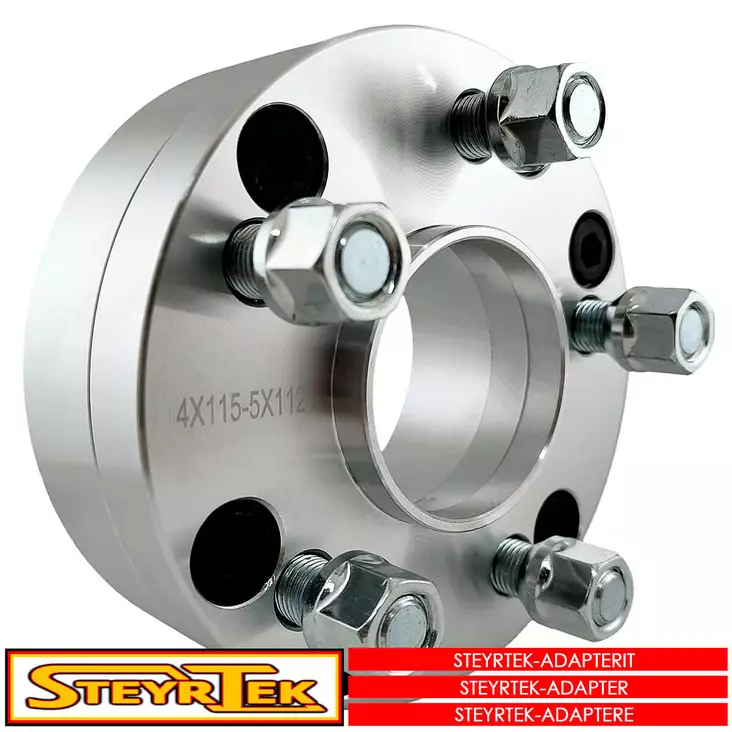 Jaonmuutosadapteri (levikepala) Mönkijään (ATV) 38mm 4x115/5x112 - SteyrTek Adapterit akselikeskitteiset - ADAPTER68 - 1
