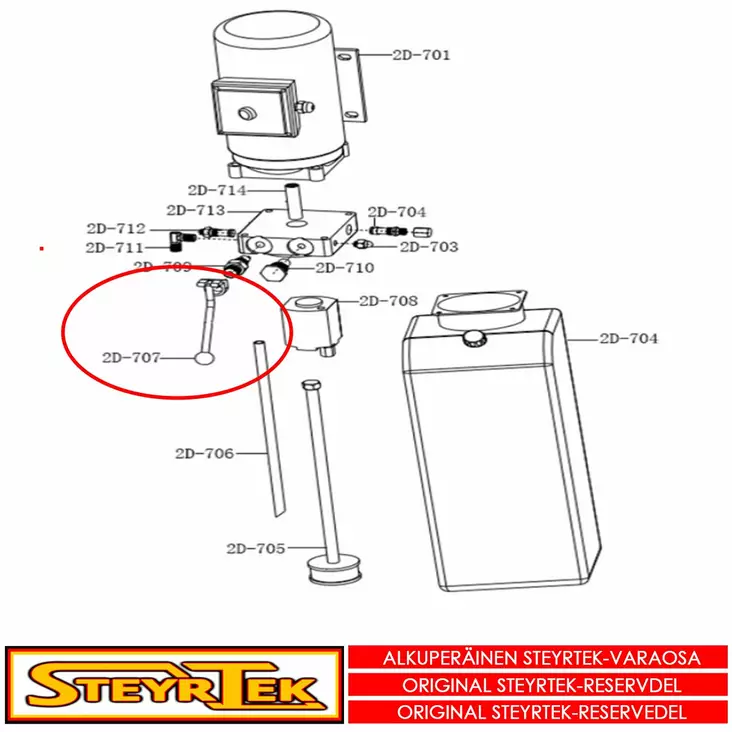 Laskuvipu - Varaosat nosturit - STX003458 - 1