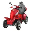 Kontio Silverfox Four 2.0, metallic red 1.2kWh litium akku ja 2A laturi - Kontio Motors 3- ja 4-pyöräiset - KMJCFOX02LI122A - 1