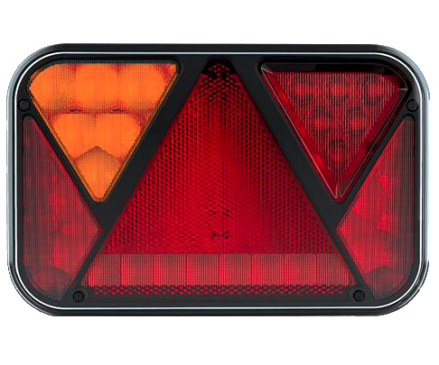 LED TAKAVALO + VASTUS VASEN 5-NAPAINEN - Peräkärry Valot - 16237B - 1