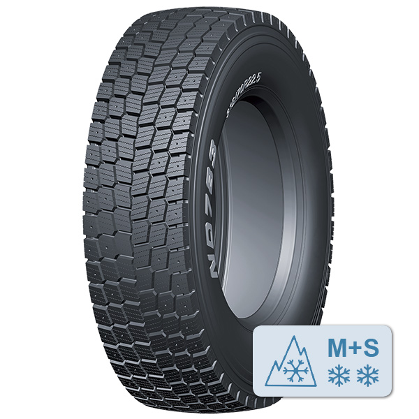 ICETRAC N2 Kuorma-autoon TALVI 315/70-22.5 - Kuorma-auton renkaat - KA31570225GOODRIND - 1