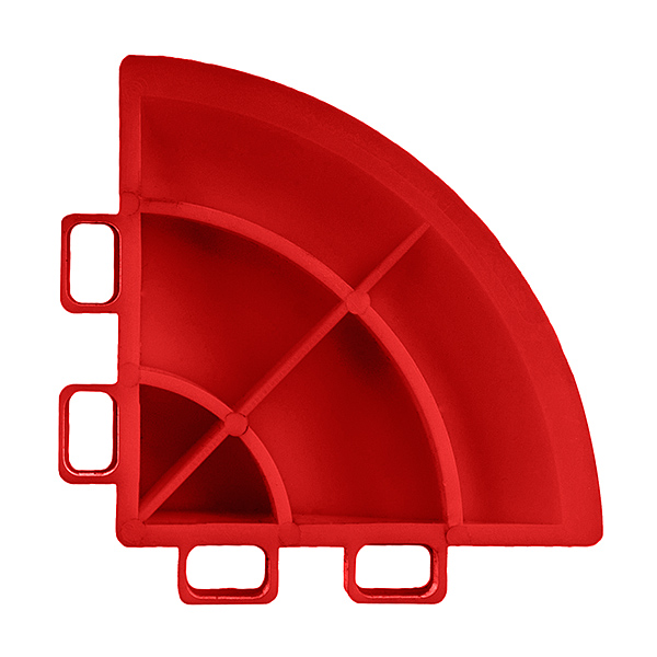 Lattialaatan kulmapala, fire red 4 kpl - Lattialaatat - FLOORCORNERRED - 1