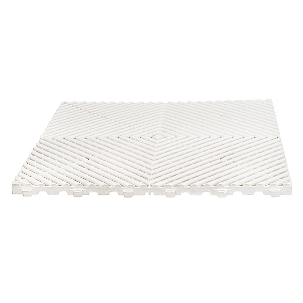 Lattialaatta, snow white 40x40cm 10x30 kpl - Lattialaatat - FLOOR4040WHITE - 1