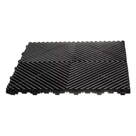 Lattialaatta, midnight black 40x40cm 30 kpl - Lattialaatat - FLOOR4040BLACK - 1