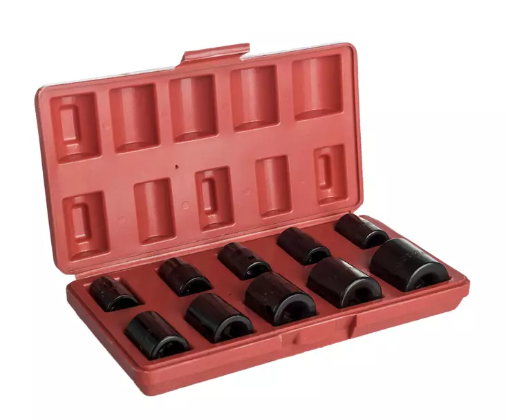 ST-012K 10kpl 1/2" Konehylsysarja - Mutterinvääntimet - ST-012K - 1