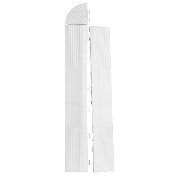 Lattialaatan reunapala, snow white uros 6 kpl - Lattialaatat - FLOOREDGEWHITEM - 1