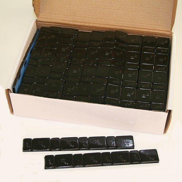 UUTUUS Liimapaino teräs 3M-teipillä 100kpl - Rengaspainot - BOAF02LIUSKABLUE3M - 1