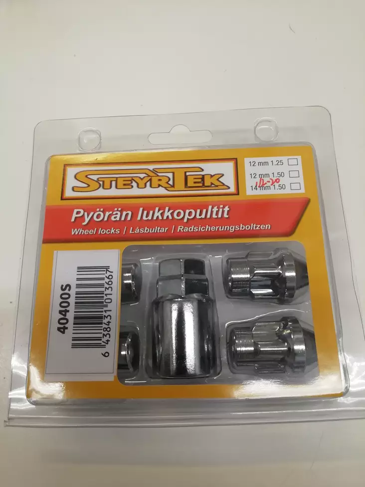 Lukkomutterisarja 1,5mm nousu, 14mm - Lukkomutterit - 40900S - 1