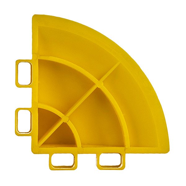 Lattialaatan kulmapala, racing yellow 4 kpl - Lattialaatat - FLOORCORNERYELLOW - 1