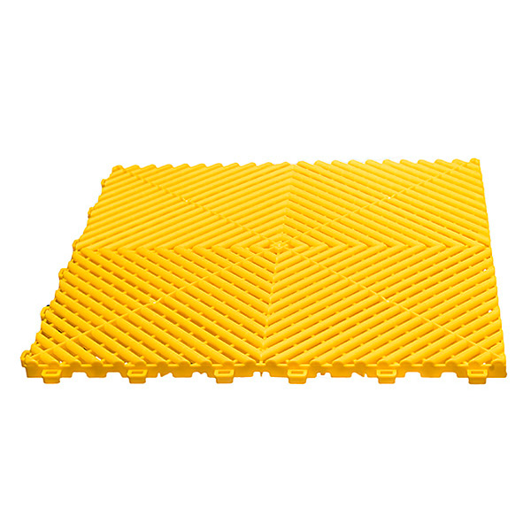 Lattialaatta, racing yellow 40x40cm 30 kpl - Lattialaatat - FLOOR4040YELLOW - 1