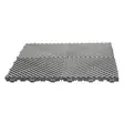 Lattialaatta, aluminium grey 40x40cm 10x30 kpl - Lattialaatat - FLOOR4040GREY - 1